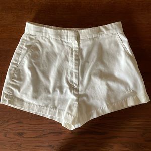 Vintage Adidas White Cotton Shorts